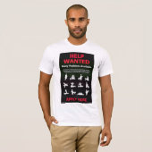 Gezochte hulp t-shirt (Voorkant volledig)