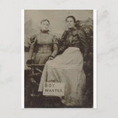 Gezochte jongen briefkaart (Voorkant)