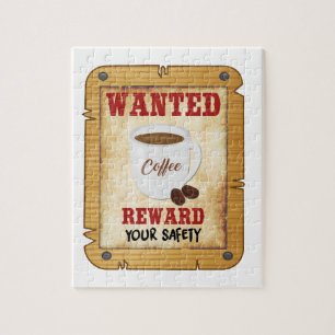 Gezochte koffie legpuzzel