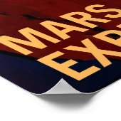 Gezochte Mars-verkenners - Poster voor rekrutering (Hoek)