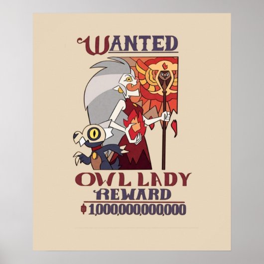 Gezochte Owl Lady Het hoerhuis Poster (Voorkant)