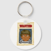 Gezochte persoon Escaped Sleutelhanger gevangene (Achterkant)