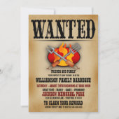 Gezochte Poster familie Barbeque uitvindingen Kaart (Voorkant)