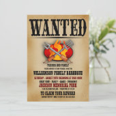 Gezochte Poster familie Barbeque uitvindingen Kaart (Staand voorkant)