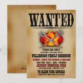 Gezochte Poster familie Barbeque uitvindingen Kaart (Voorkant / Achterkant)