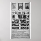 Gezochte Poster Lincoln Assassination Conspirators (Voorkant)