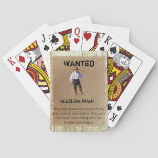 Gezochte Poster speelkaarten - Alleluia Ruah