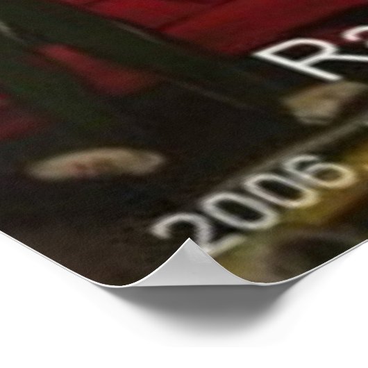 Gezochte Rastas Poster (Hoek)