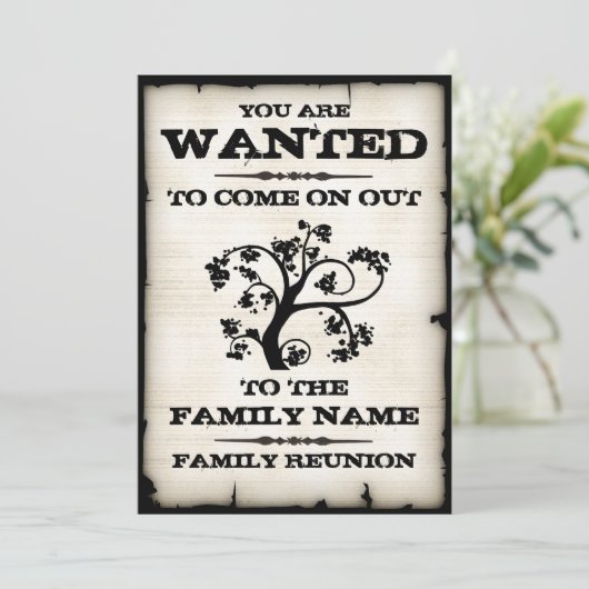 Gezochte uitnodigingen bij gezinshereniging (Staand voorkant)