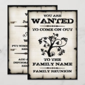 Gezochte uitnodigingen bij gezinshereniging (Voorkant / Achterkant)