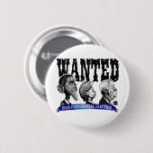 Gezochte verkiezingsButton Ronde Button 5,7 Cm (Voorkant /achterkant)