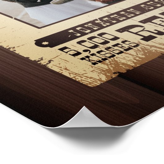 Gezochte volledig Westerne Foto Poster (Hoek)