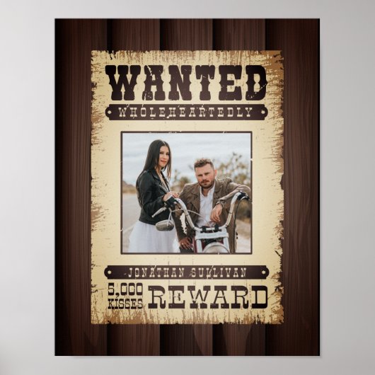 Gezochte volledig Westerne Foto Poster (Voorkant)