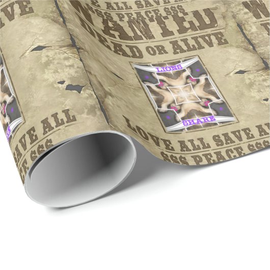 Gezochte vrede cadeaupapier (Rol Hoek)