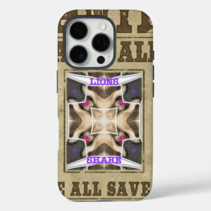 Gezochte vrede iPhone 16 pro hoesje