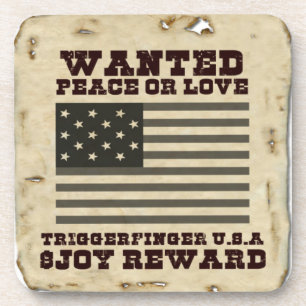 Gezochte vrede drankjes onderzetter