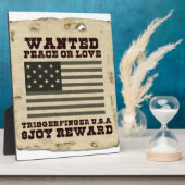 Gezochte vrede fotoplaat (Zijkant)