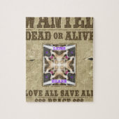 Gezochte vrede legpuzzel (Verticaal)