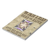 Gezochte vrede notitieblok (Linkerzijde)