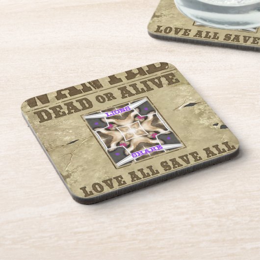 Gezochte vrede onderzetter (Linkerzijde)