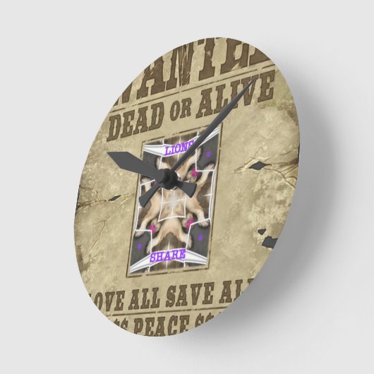 Gezochte vrede ronde klok (Hoek)