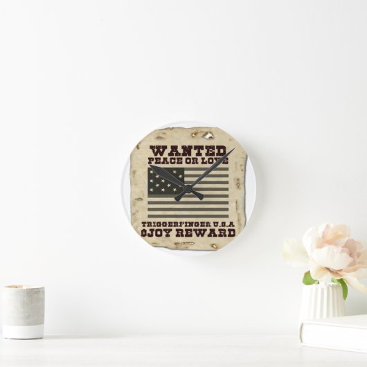 Gezochte vrede ronde klok (Huis)