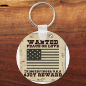 Gezochte vrede sleutelhanger (Voorkant)