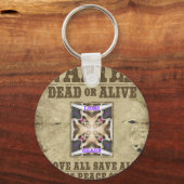 Gezochte vrede sleutelhanger (Voorkant)