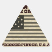 Gezochte vrede sticker (Voorkant)