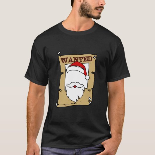 Gezochte X-Mas Santa T-shirt (Voorkant)