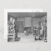 Gezoem voor weven briefkaart (Voorkant / Achterkant)