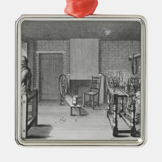 Gezoem voor weven metalen ornament (Voorkant)