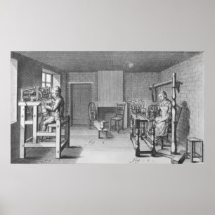 Gezoem voor weven poster