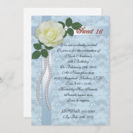 gezoet 16 Ventilator en witte roos Kaart (Voorkant / Achterkant)