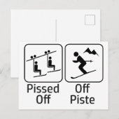 Gezogen van punste briefkaart (Voorkant / Achterkant)