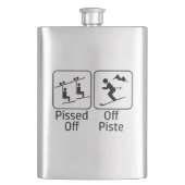 Gezogen van punste heupfles (Voorkant)