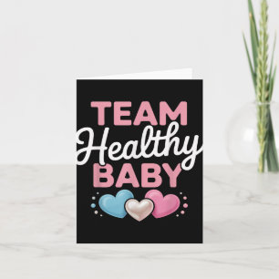 Gezond Baby Team Nieuwe Ouders Moeder Vader Geslac Kaart