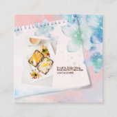 Gezond Brood Ontbijt Eten, Baker Visitekaartje (Voorkant)