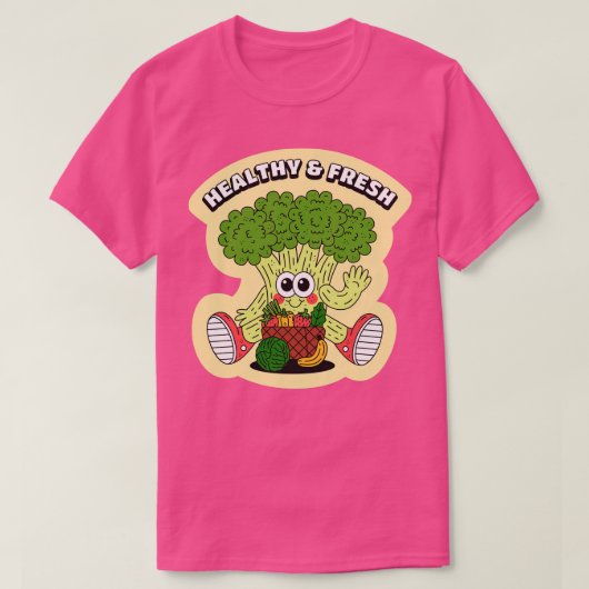 Gezond en vers t-shirt (Design voorkant)