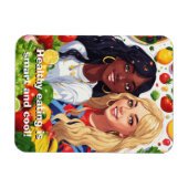 Gezond eten Flexibele Magneet (Horizontaal)