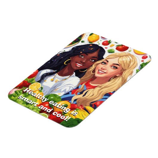 Gezond eten Flexibele Magneet (Linkerzijde)