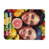 Gezond eten Flexibele Magneet (Horizontaal)