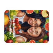 Gezond eten magneet (Horizontaal)
