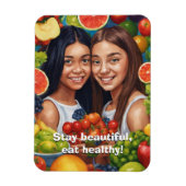 Gezond eten magneet (Verticaal)