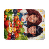 Gezond eten magneet (Horizontaal)