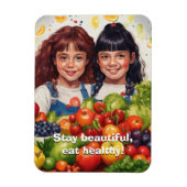Gezond eten magneet (Verticaal)