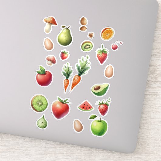 Gezond eten sticker (Detail)