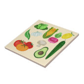 Gezond eten tegeltje (Zijkant)