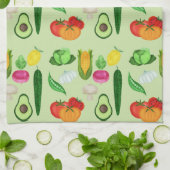 Gezond eten theedoek (Gevouwen)
