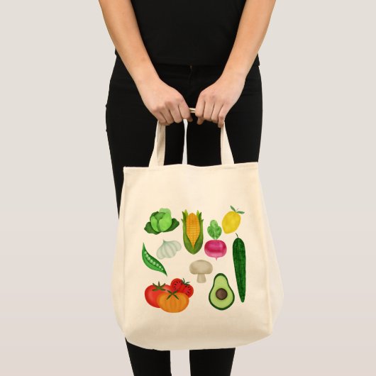 Gezond eten tote bag (Voorkant (product))